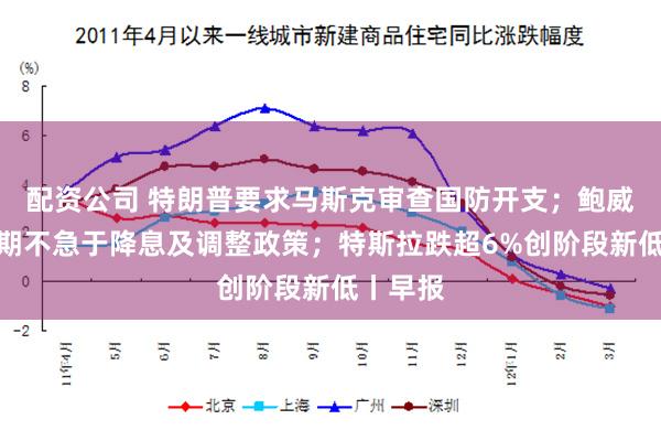 配资公司 特朗普要求马斯克审查国防开支；鲍威尔：近期不急于降息及调整政策；特斯拉跌超6%创阶段新低丨早报