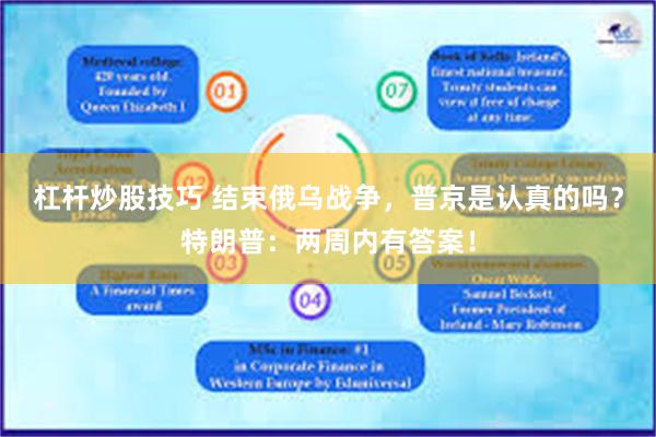 杠杆炒股技巧 结束俄乌战争，普京是认真的吗？特朗普：两周内有答案！