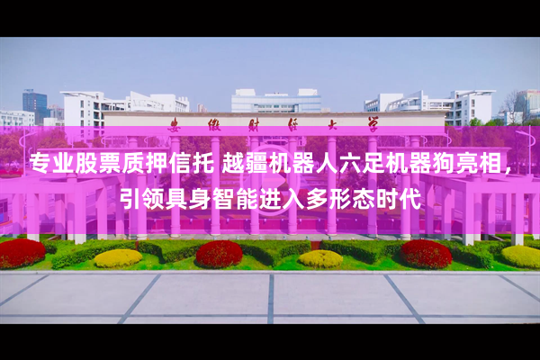 专业股票质押信托 越疆机器人六足机器狗亮相，引领具身智能进入多形态时代